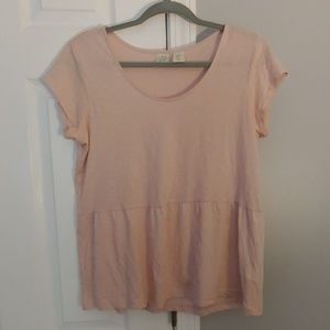Lucy & Laurel peplum t-shirt